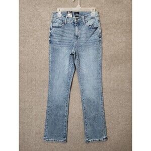 Express Bootcut Jeans Womens 10 Blue Light Wash Stretch NEW